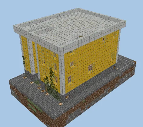 City 17 Style Apartment Block Minecraft schematic