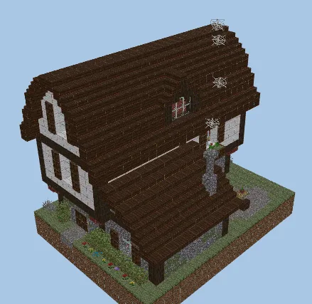 Classic Minecraft Rural Home Minecraft schematic