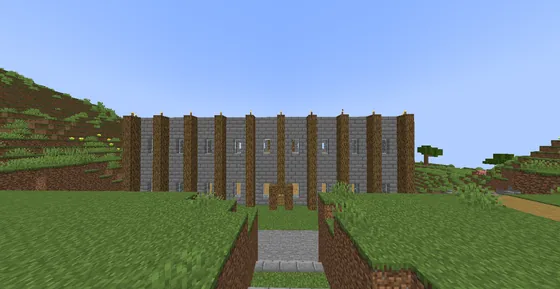 Classic Minecraft Survival Starter House Minecraft schematic