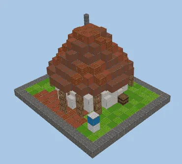 Clumsy Smurf House Minecraft Build Minecraft schematic