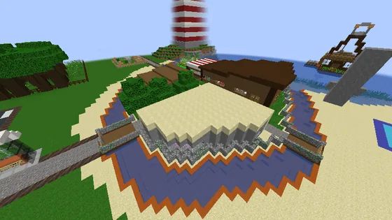 Coastal Sandcrab Village Minecraft schematic