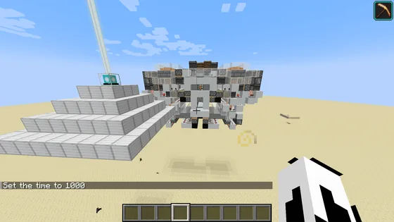 Cobblestone and Stone Generator Minecraft schematic