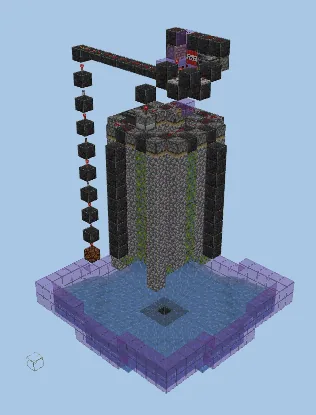 Cobblestone Farm Generator Minecraft schematic preview