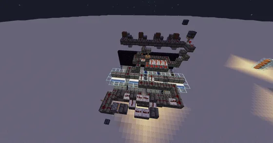 Cobblestone Generator TNT Duper Farm Minecraft schematic