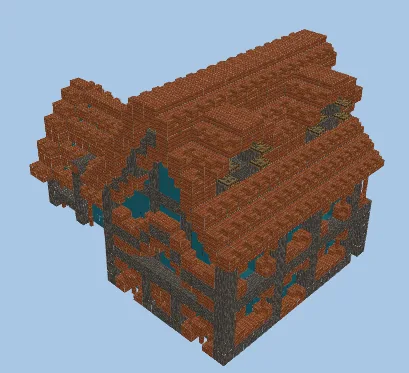 Colonial Style Home Minecraft schematic