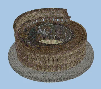 Colosseum PvP Arena and Server Spawn Minecraft schematic