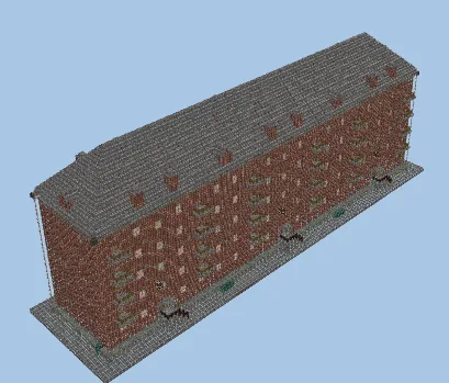 Communist Apartment Block Minecraft schematic
