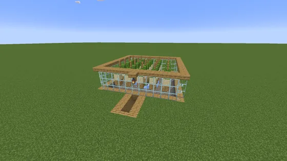 Compact Automatic Cactus Farming Setup Minecraft schematic