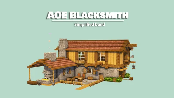Compact Blacksmith Workshop Minecraft schematic