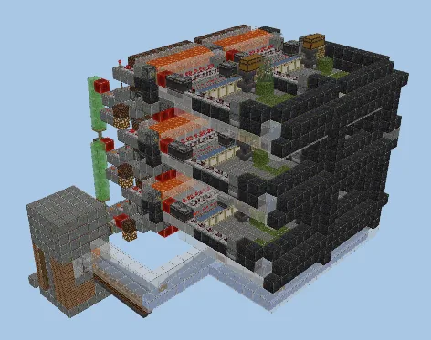 Compact Bonemeal Farm Minecraft schematic