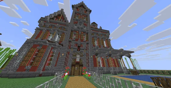 Compact Medieval Castle Structure Minecraft schematic