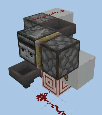Compact Shulker Box Unloader Minecraft schematic