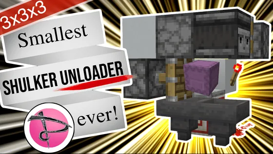 Compact Shulker Box Unloader Minecraft schematic