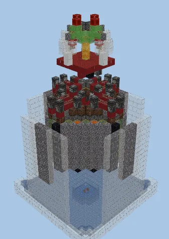 Compact Stone Farm 480k Per Hour Minecraft schematic preview