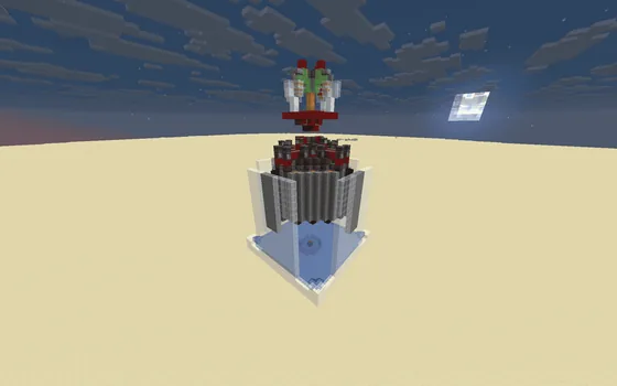 Compact Stone Farm 480k Per Hour Minecraft schematic