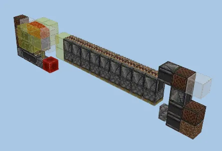 Compact Stone Generator With Auto Builder Minecraft schematic preview