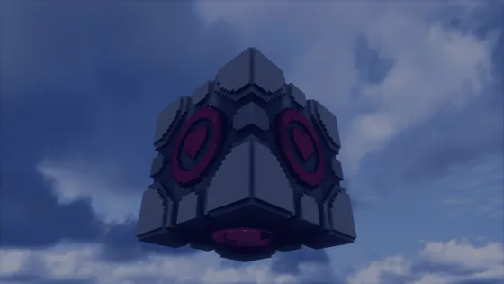 Companion Cube Iron Farm Minecraft schematic