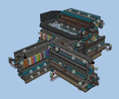 Concrete Duplicator And Color Selector Minecraft schematic