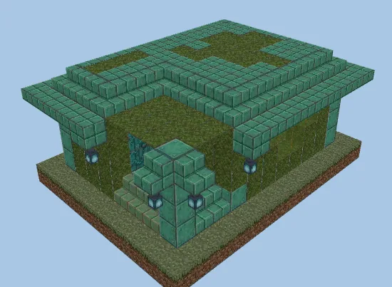 Copper Swamp Dwelling Minecraft schematic