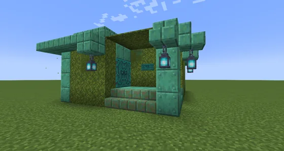 Copper Swamp Dwelling Minecraft schematic