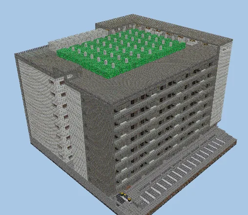 Large Corporate Office Building Minecraft schematic preview