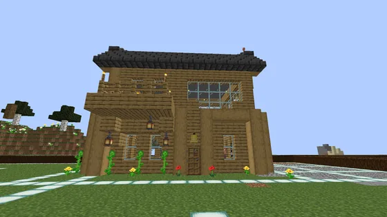 Cozy Summer House Minecraft schematic
