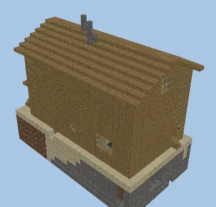 Courage The Cowardly Dog Cartoon House Minecraft schematic