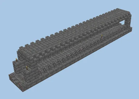 Covered Minecraft Bridge Minecraft schematic preview