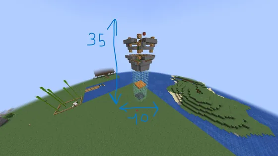Redstone Cow Farm with Spawners Minecraft schematic