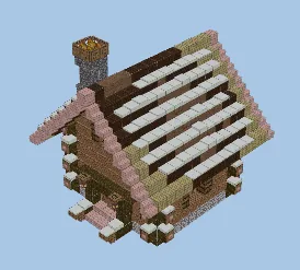 Cozy Adventure Cabin Minecraft schematic preview