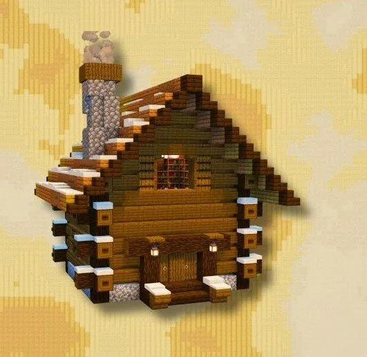 Cozy Adventure Cabin Minecraft schematic