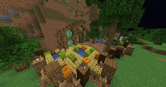 Cozy Hobbit Home Minecraft schematic
