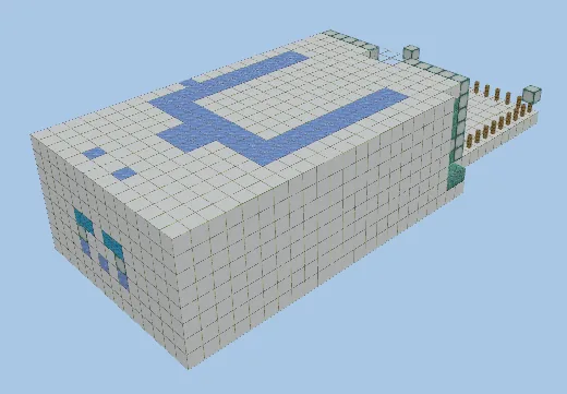 Cozy Ice Palace Mountain Retreat Minecraft schematic