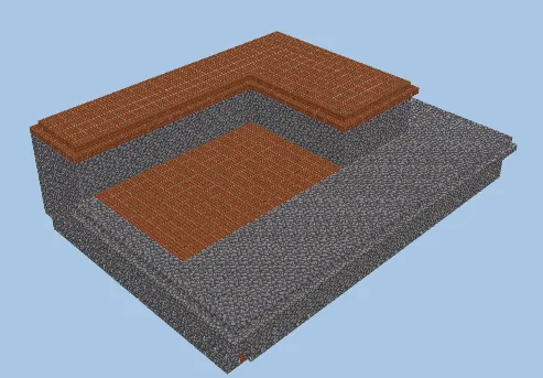 Cozy Motel Structure Minecraft schematic