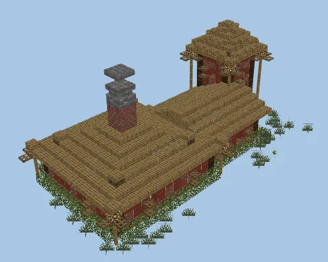 Cozy Ranch House Minecraft schematic preview