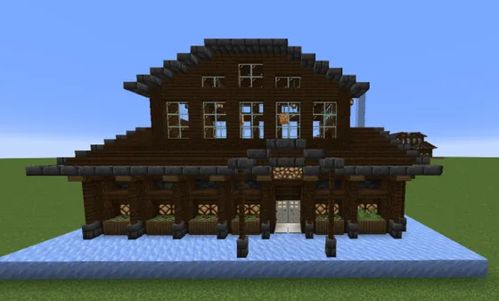 Cozy Rustic Cabin Minecraft schematic