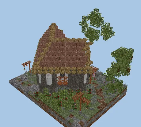 Cozy Starter House Minecraft schematic