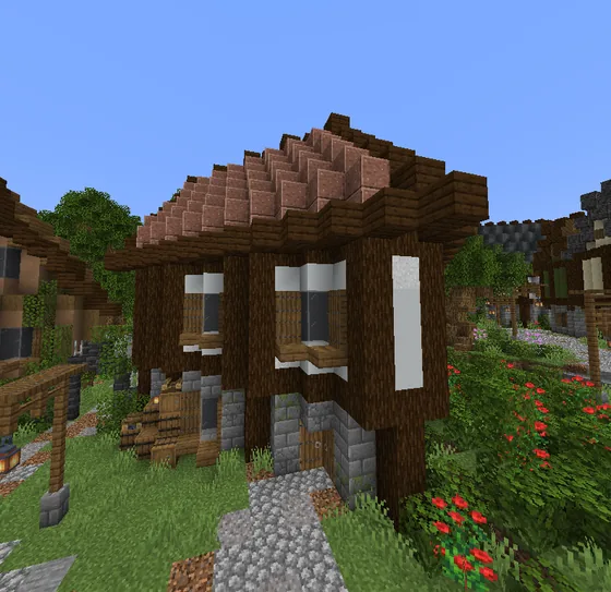 Cozy Starter House Minecraft schematic