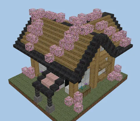Cozy Survival Starter House Minecraft schematic