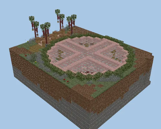Cozy Underground Starter Home Minecraft schematic