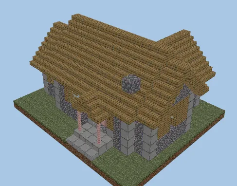 Cozy Village Library Minecraft schematic