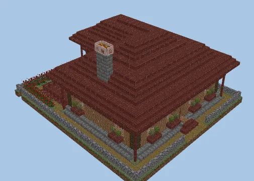 Cozy Wooden Dwelling Minecraft schematic