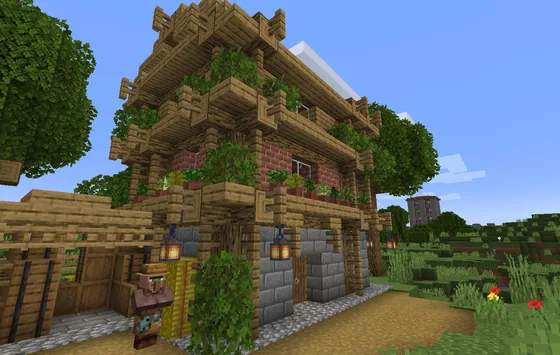 Craftsmen House Three Minecraft schematic