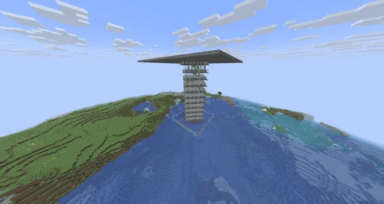 Creeper Farm 1100 Per Hour Minecraft schematic
