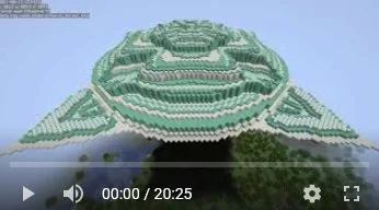 CrimsonTorch UFO Base Minecraft schematic