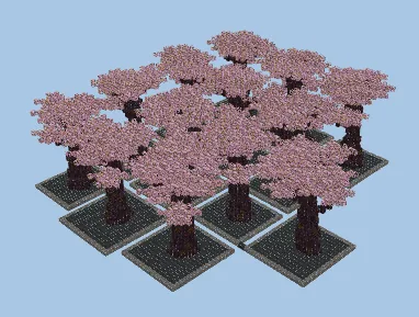 Custom Big Jungle Trees Pack Minecraft schematic preview
