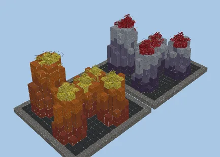Custom Coral Tree Pack Minecraft schematic
