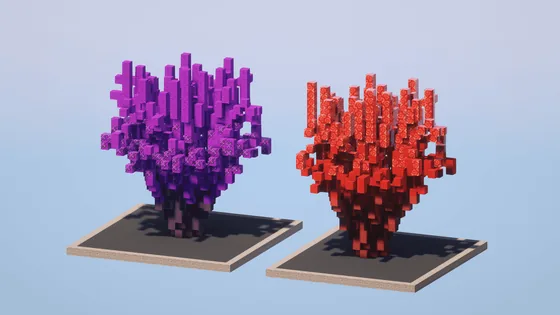 Custom Coral Tree Pack Minecraft schematic