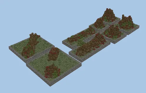 Custom Jungle Fallen Trees Structure Minecraft schematic