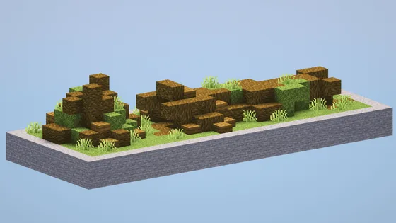 Custom Jungle Fallen Trees Structure Minecraft schematic